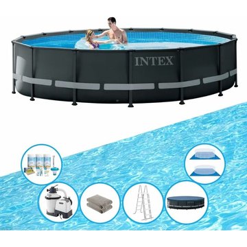Intex Piscine Ultra XTR Frame - Ensemble de piscine - 488x122 cm - Offrir