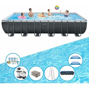 Intex Piscine Ultra XTR Frame - Ensemble de piscine - 732x366x132 cm