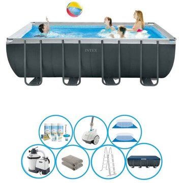 Intex Piscine - Ultra XTR Frame avec accessoires - 549x274x132 cm - Gris