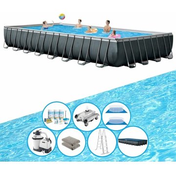 Intex Piscine Ultra XTR Frame avec accessoires - 975x488x132 cm - OFFERT