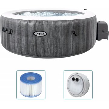 Intex Piscine - PureSpa Greywood Deluxe Spa 196 cm