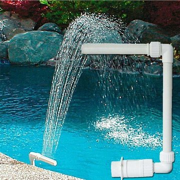 Fontaine de Piscine Cascade NPTERBL Jet d'Eau Durable Réglable pour Bassins de Jardin