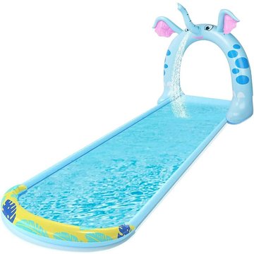 Jouet aquatique Slip and Slide avec arroseur, toboggan aquatique de 16 pieds pour le jardin des enfants, toboggan extérieur Slip n Slide, toboggan