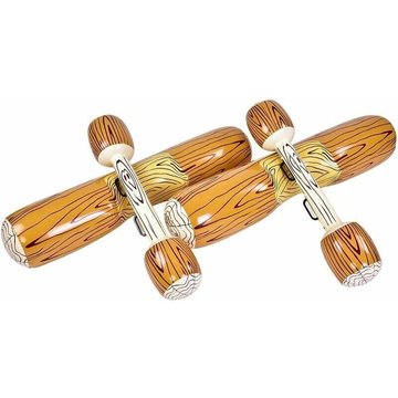 HANBING Jouet Flottant Gonflable sur les Rangées de la Piscine, Jeu de Natation, Bâton de Frappe, Jouets de Sport, 4 Pièces/Lot