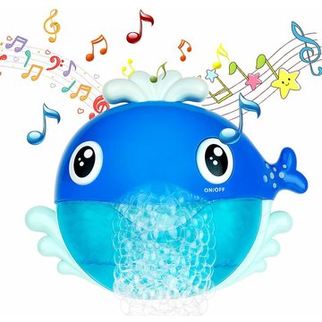 Jouets de Bain Baleine pour Enfant TUMALAGIA - Machine à Bulles Bébé Mignons, Animaux Arroseurs Jeu de Piscine Gicleurs Rigolos pour Garçons Enfants Lavage Bain
