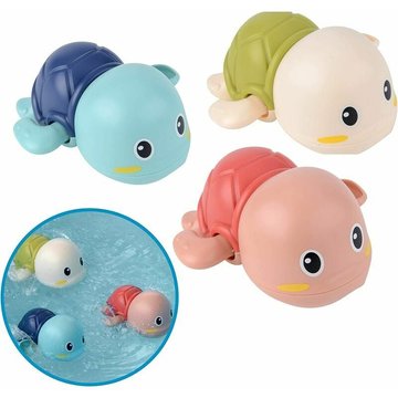 Jouets de bain pour enfants tortues HANBING, Lot de 3, Certifiés sans BPA et sans polluant, Nagent jusqu'à 15 secondes, Anti-moisissure, à partir de 6 mois, piscine