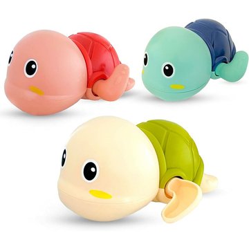 Perlerare - Jouets de bain, tortues flottantes à remonter, jouets de bain pour tout-petits et enfants, jouets de baignoire ou de piscine, 3 jouets de
