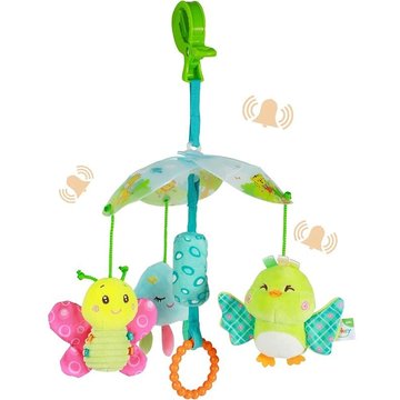 Jouets de poussette et jouets de siège de voiture pour bébés Hochet suspendu Jouets de poussette suspendus Tout-petits Jouets à clipser Hochets