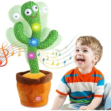 Jouets pour bébé dansant cactus parlant pour garçons filles, dansant chantant enregistrement imitant la répétition de ce que vous dites jouet de