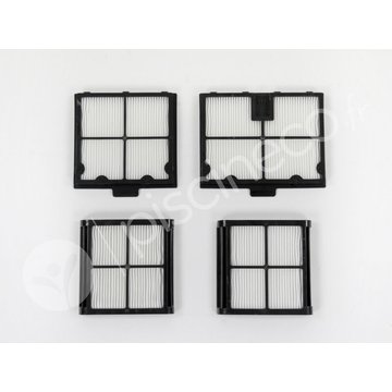 Kit 4 filtres fins 50 microns pour robot électrique E10, E20 et E25 Dolphin par Maytronics pour piscine