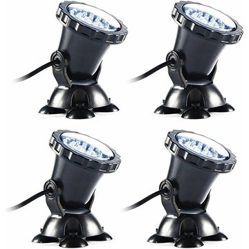 Kit d'éclairage de torche de plongée sous-marine ECHOO à 36 LED IP68 étanche avec télécommande, contrôle de la ligne, luminosité réglable, 4 effets pour piscine