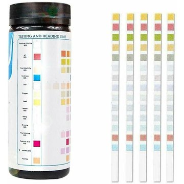 Bearsu - Kit de test d'eau potable 14 en 1 Test de qualité de l'eau pour puits et eau du robinet 50PCS