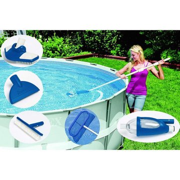 Kit d'entretien Vacuum Luxe Intex Piscine pour piscine - 280 - Bleu