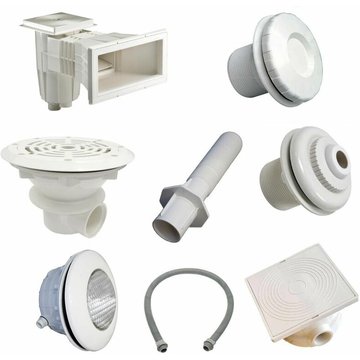 Kit de pièces à sceller blanches AstralPool pour piscines liner jusqu'à 13x6 m
