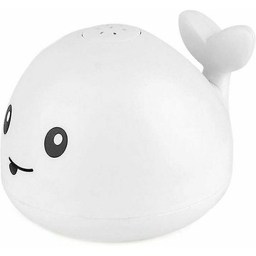 La baignoire de piscine TUMALAGIA pour enfants et bébés avec petit jouet baleine arroseur électrique et LED