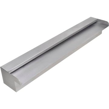 Vidaxl - Lame d'eau rectangulaire pour piscine en acier inoxydable 60 cm