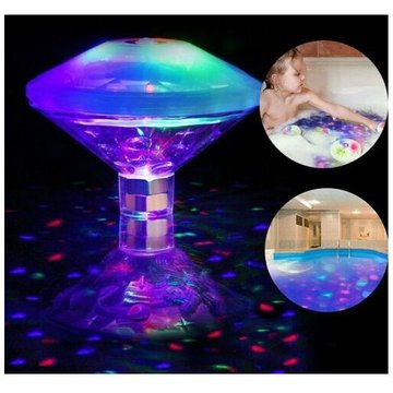 Lampe flottante piscine couleur, Lumière de bain disco,Lumière sous-marine LED avec 7 modes pour salle de bain lampes submersibles piscine spa