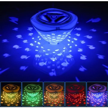 Lampe LED flottante ROSIER pour piscine étanche IP67 avec 5 modes d'éclairage, lumière de piscine à LED, lumière sous-marine pour baignoire, piscine, spa