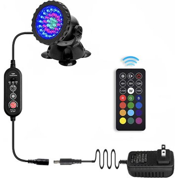 Qersta - Lampe led submersible avec minuterie et télécommande, lumière à intensité réglable, luminaire de paysage, dc 12v