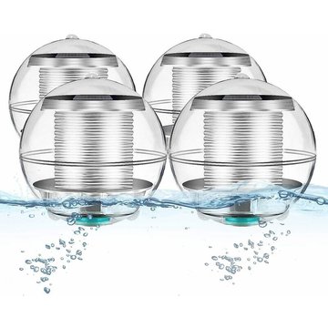 Lampes de Piscine, Solaire Flotteur de Piscine Lumière 7 Couleurs Changement Éclairage pour Plan d'eau led pour le Jardin le Patio la Galerie ou la