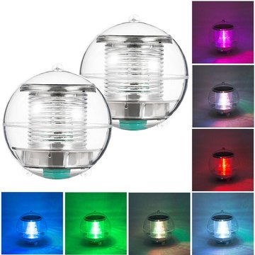 Lampes de Piscine,Solaire Flotteur de Piscine Lumière 7 Couleurs Changement Éclairage pour Plan d'eau led pour le Jardin le Patio la Galerie ou la