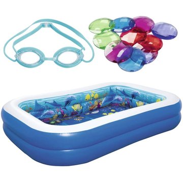 Langray - Bestway Piscine gonflable Aventure sous-marine 54177