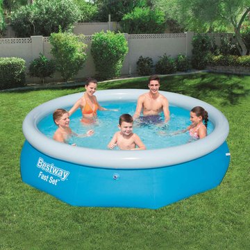 Langray - Bestway Piscine gonflable Fast Set Rond 305 x 76 cm 57266
