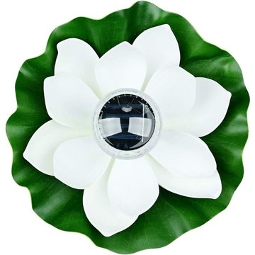 Aougo - Lanterne Solaire Lotus pour Extérieur,Lumières de Piscine Flottantes Lumières Solaires led rgb Fleur de Lotus Lampe Flottante étanche pour