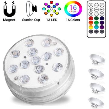 Leds de Piscine Multi-couleur avec Télécommande LumièRes flottant pour piscine,eclairage piscine hors sol,Aquarium