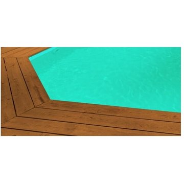 Liner 75/100 pour piscine modèle Naxos 460 x 147 turquoise Piscineo.com