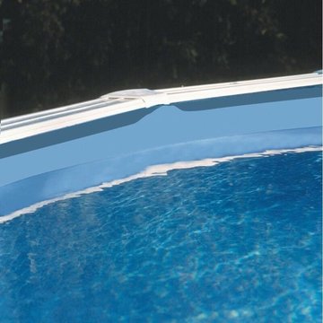 Liner bleu GRE Piscines pour recouvrement des piscines en forme de huit 500x340 H120 cm