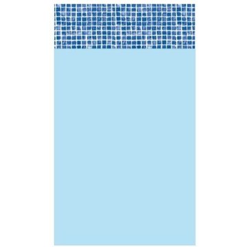 Liner piscine 75/100 bleu clair avec frise mosaïque Dia 4.60m H - Piscineo.com