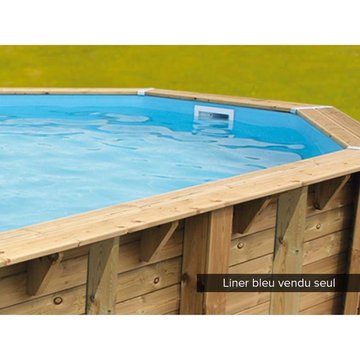 Liner seul Bleu pour piscine bois Linéa 8,00 x 5,00 x 1,40 m Ubbink Bleu