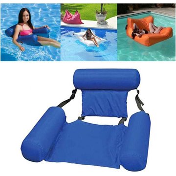 Leisei - Lit flottant avec dossier - Hamac gonflable pour piscine pour adultes - Chaise flottante - Gamme flottante ultra confortable pour piscine - Ne contient pas