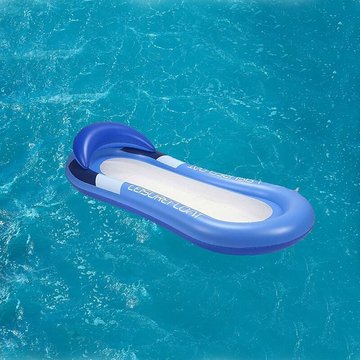 Lit Flottant Piscine Natation,Fauteuil Gonflable de Piscine,Flottantes Hamac,Lit Flottant Gonflable avec Filet,Matelas Piscine et Plage Enfants