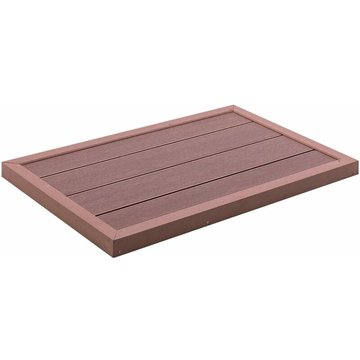 Élément solaire Nova pour douche piscine Scala en WPC Diverses couleurs Marron 101x63x5,5cm