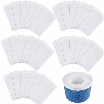 Lot de 100 paires de chaussettes de piscine SWYEOOT pour filtre de piscine, panier de nettoyage pour piscine enterrée ou hors-sol