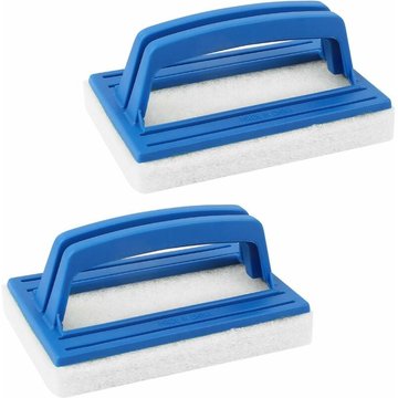 Lot De 2 14,5 X 7 Brosse Éponge Pour Ligne De Flottaison, Brosse De Nettoyage De Piscine En Plastique Brosse De Piscine Brosse De Ligne De Flottaison