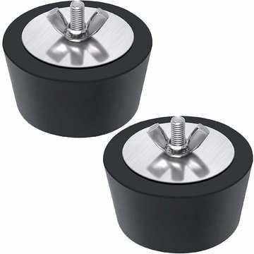 Ocxin - Lot de 2 bouchons d'hibernation pour piscine en caoutchouc résistant avec vis en acier inoxydable