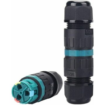 Lot de 2 connecteurs étanches IP68 sans vis avec installation rapide pour piscine SONIATKIA