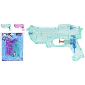 Lot de 2 pistolets à eau 15 cm 2 couleurs pour piscine SUPER WATER FUN