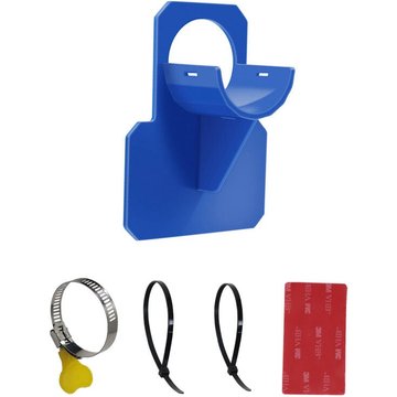 Lot de 2 supports de tuyau de piscine XINUY, adaptateur pour piscine, bleu, 10.7*7.8*3.8 cm