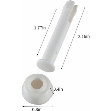 Lot de 24 épingles en plastique pour joints de piscine en caoutchouc - Pièces de recLot de24 épingles en plastique pour joints de piscine en