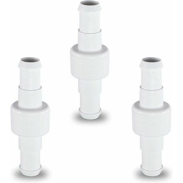 Lot de 3 roulements à billes pivotants TUMALAGIA pour tuyau nettoyeur de piscine 280 3900 D20 D15 Blanc