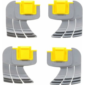 Lot de 4 brosses à récurer cyclone centrifuge DPRSTON R0714400 pour nettoyeur de piscine Zodiac MX8 MX6 Elite