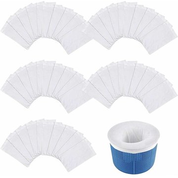 Lot de 50 paires de chaussettes de piscine SWYEOOT pour filtre de piscine, panier de nettoyage pour piscine enterrée ou hors-sol