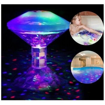 Lumière de piscine Harry LED, Lumière de bain disco, Lumière LED submersible avec 8 modes d'éclairage multicolore, IP67 Lumière piscine