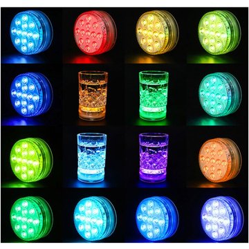 Lumière de plongée télécommandée à LED/13 lumières grande ventouse lumière de piscine lumière étanche pour aquarium lumière sous-marine l