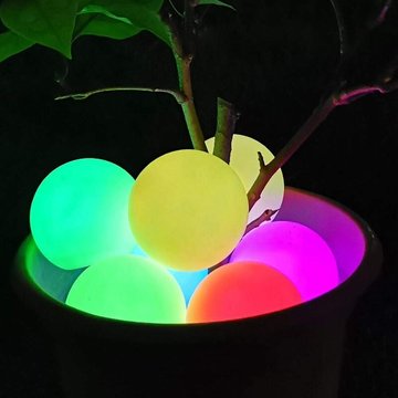 Aougo - Lumière de Spa à led, Lumière de Piscine Flottante Étanche IP68, Lumière de Bain Changeante de Couleur, Lumière de Boule de Bain à Remous