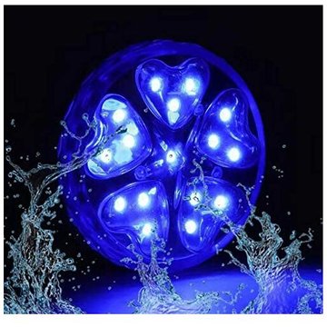 Aougo - Lumière sous-marine, éclairage sous-marin avec télécommande, éclairage décoratif rvb pour jardin, aquarium, vase, halloween, baignoire, Noël